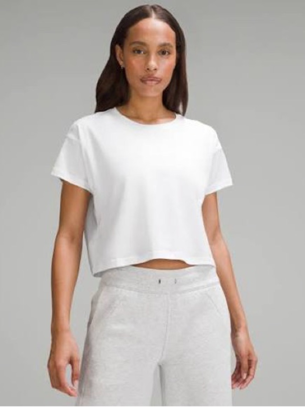 Lululemon White Cates Tee